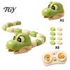 Remote Controlled Snake Toy 1/2 Sets Control Magnetic Toy, 2 Players Competitive Eating Itself Parent-Child Interactive for Toddlers Boys