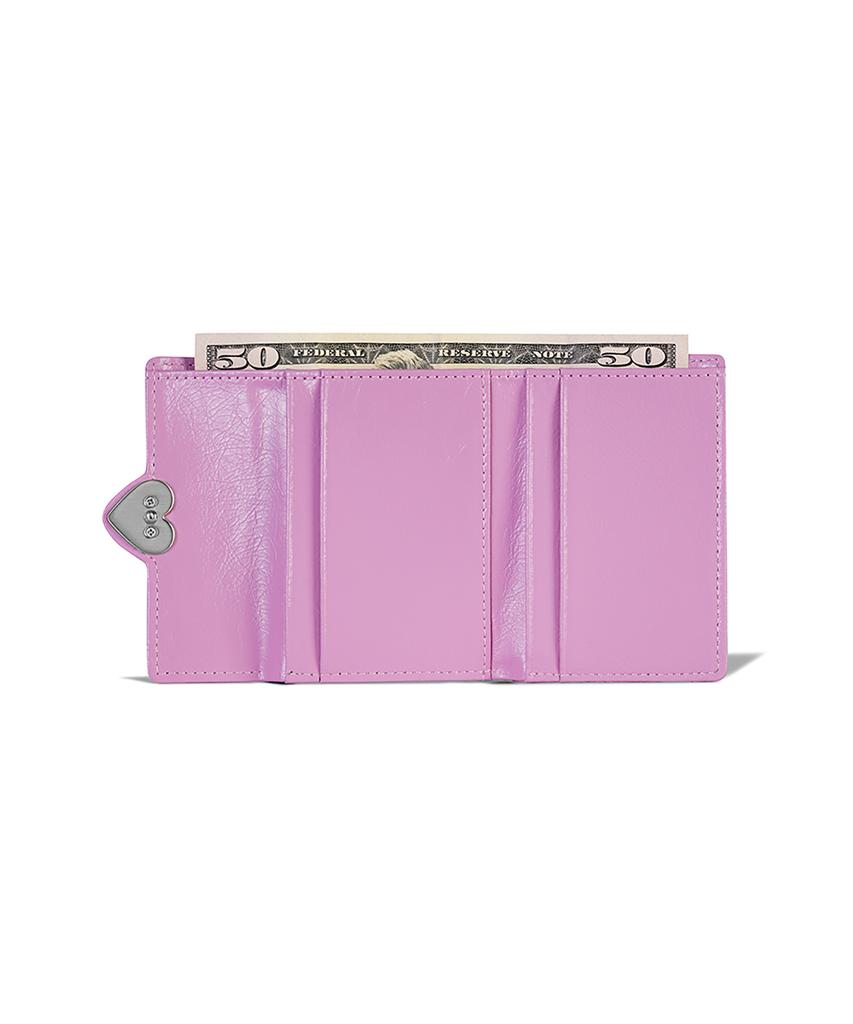 Fennec Hearty Flap Wallet - Lilac Pink
