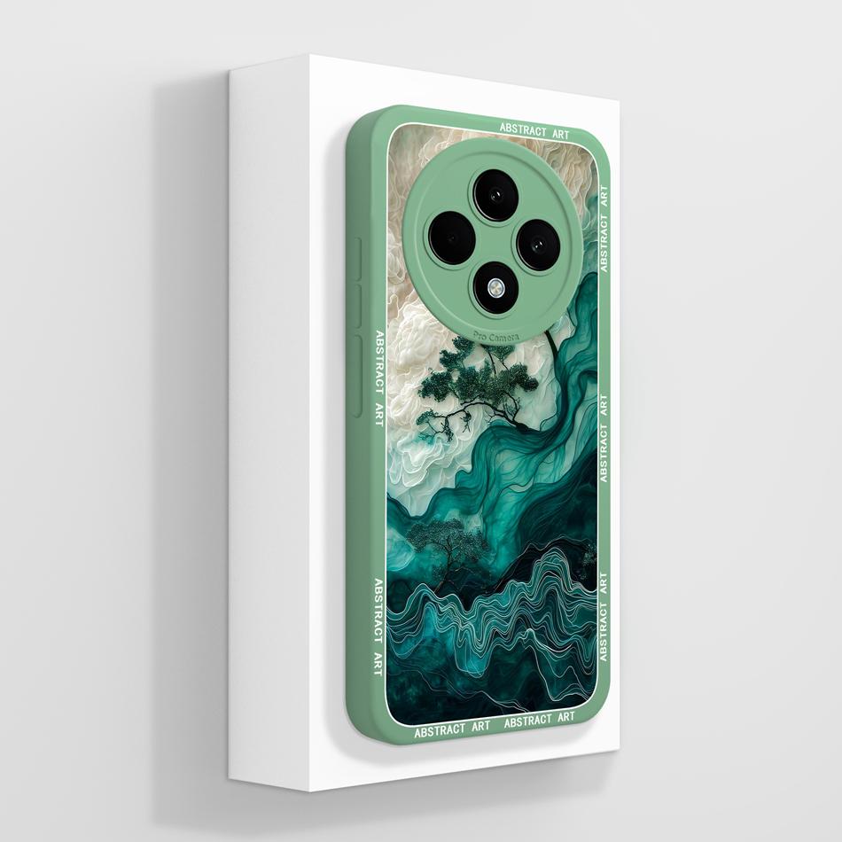 For Oppo Reno 12F Case Cute Anime High Quality Funda Soft Liquid Silicone Bumper For Oppo Reno 12 F 4G 5G Anti Drop Back Covers