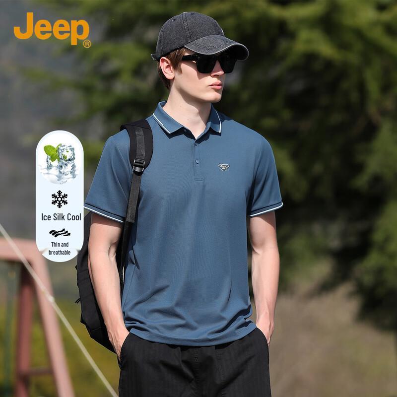 JEEP Men s Premium Business Casual Polo Shirt XL