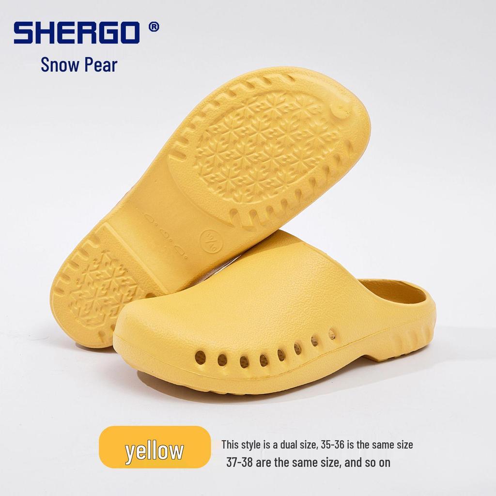 Non-Slip Closed Toe Surgical Slippers: Lab & Operating Room Protective Footwear for Nurses