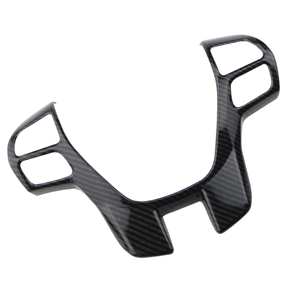 Car Steering Wheel Panel Cover Sticker for Ford Ranger Everest Endeavour 2015- Steering Wheel Trim Frame
