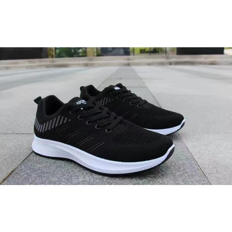 Herren Laufschuhe Neue Mode Freizeit Sneaker, Weiche Sohle Bequem Flyknit Atmungsaktiv Sportschuhe für Herren