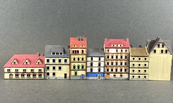 Firestarter European Building Housing Set 2 Resin Kit 1/700 High-rise FS-ST6 (Scenery)