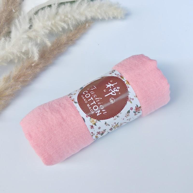 Silk Tassel Headscarf: Cross-border Crinkled Rayon Cotton Linen Scarf