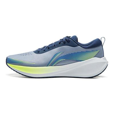 Li Ning Tread Wind Comode Versatili Tessuto Antiscivolo Resistenti all'Usura Basse Scarpe da Corsa Casual da Uomo sneaker Grigio Blu AGLU321-3