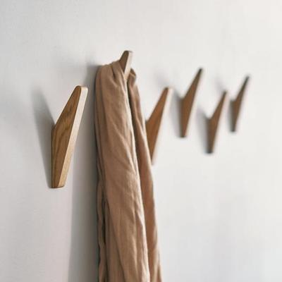 Appendiabiti in Legno Naturale Montato a Parete Gancio per Cappotti Decorativo Porta Chiavi Porta Cappelli Sciarpe Borse Appendiabiti Portaoggetti Gancio Porta Asciugamani da Bagno