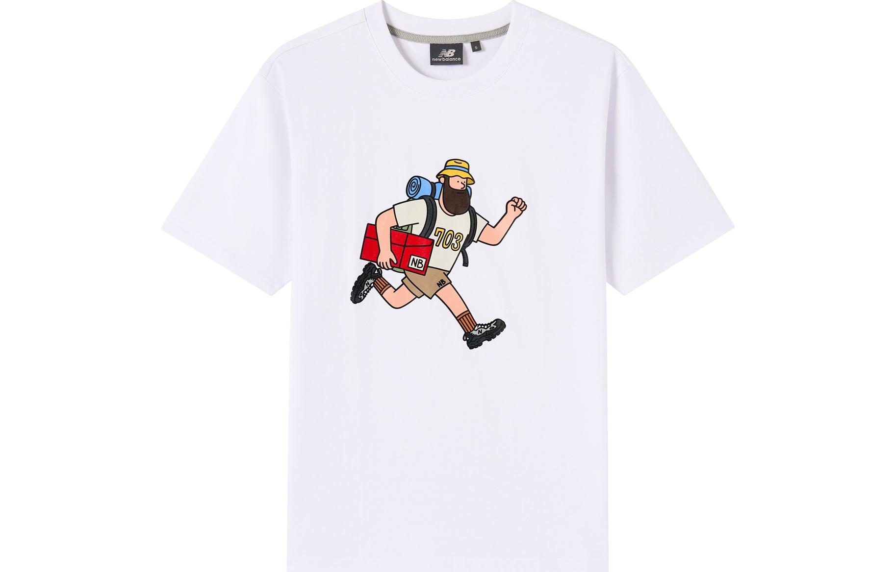 New Balance JHI T Shirt Unisex White NEA6J063-WT S