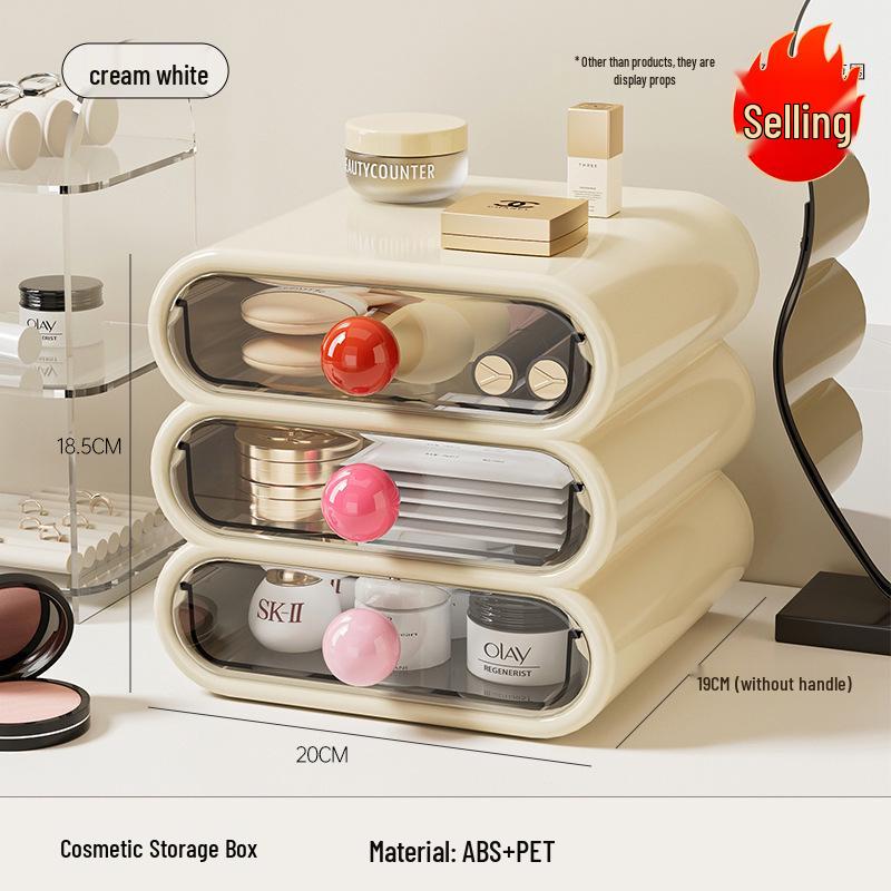 

«Вместительный ящик для хранения косметики для туалетного столика в спальне»