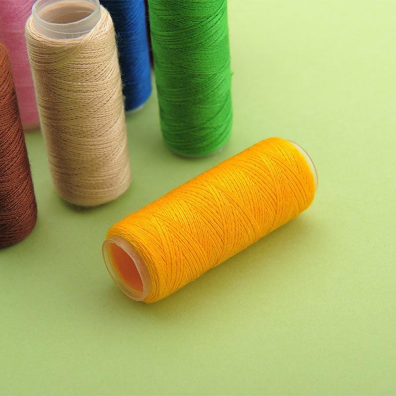 12 farger 402 sytrådsett Fast farge polyester håndverkstråd