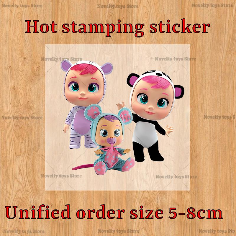 Crying Babies T-shirt Set Children Summer Clothing Girl Cartoon Anime Short Sleeve Sets Leisure Kawaii Clothes Kid Cute Tee Gift