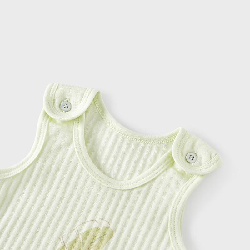 TONGTAI Letnia kamizelka otulająca dla noworodka z czystej bawełny