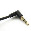 1m 90 Degree Angle 3.5mm Male To Male Car AUX Speaker Stereo Audio Cable Cord