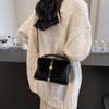 Frosted Texture Women's Handbag New Trend Retro Single Shoulder Bag High-End Small Square Crossbody Bag