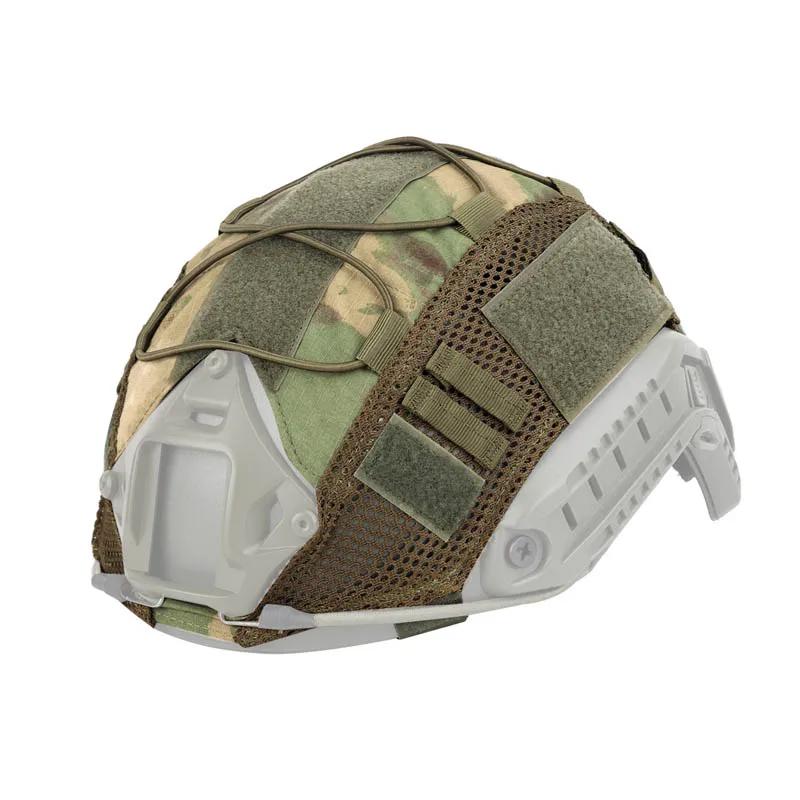 1 PC Copertura per casco tattico per caschi Fast MH PJ BJ Protezione per casco Fast Cordino elastico (Casco non incluso)