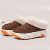 Thick-soled Cotton Shoes for Indoor Home Use, Anti-slip and Warm Bags, and Slippers for Outdoor Wear