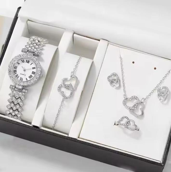 Fashion Roman Diamond Women'S Watch Women'S Watch Quartz Watch Bracelet Women'S Watch
