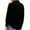 Ladies' Casual And Fashionable Rugby Print V-neck Breasted Long Sleeved coat