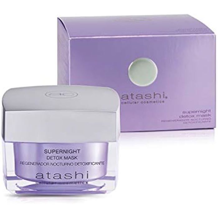 Masque Détox - ATASHI - Supernight - Purifie Et Hydrate - Vegan - 50ml