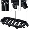1Pair Front Grille Insert Trims for BMW 3 Series F30 F31 320i 328i 330e 2013~2019 Car Front Grille Decorative Trim Stripes Cover