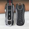 2 Piece ABS Carbon Fiber Style Car Key Case Special For Porsche Cayenne G2 PO536