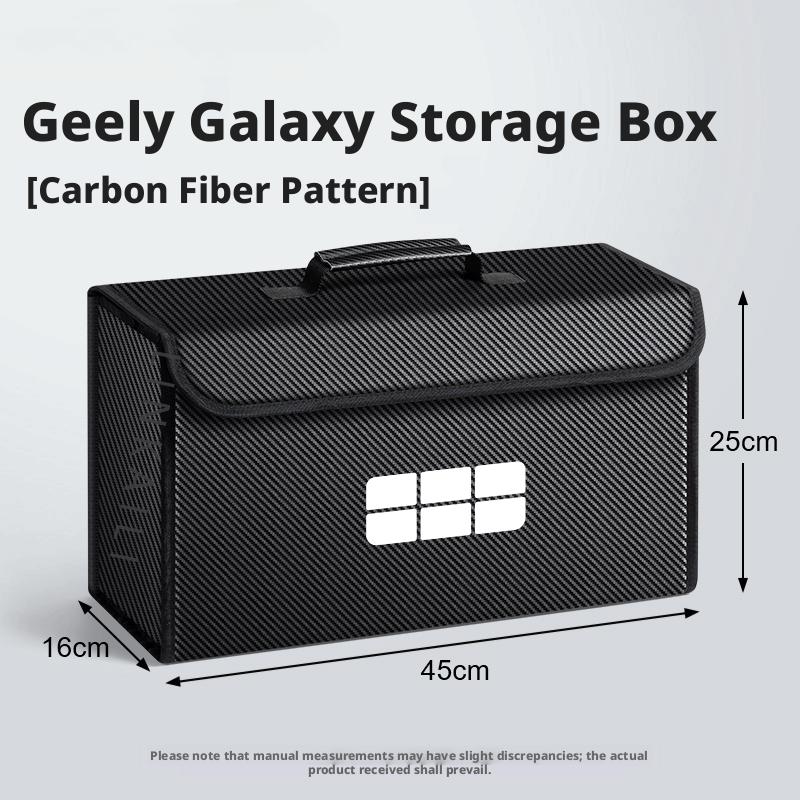 Suitable for Geely Galaxy EX5 E5 L6 L7 EMI NO.1 Proton E.MAS 7 5 E8 Starry 8 Trunk Storage Box Car Accessories
