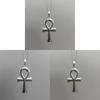 Geometric Cross Pendant Necklace With Alloy Chain For Men And Women Stylish Jewelry