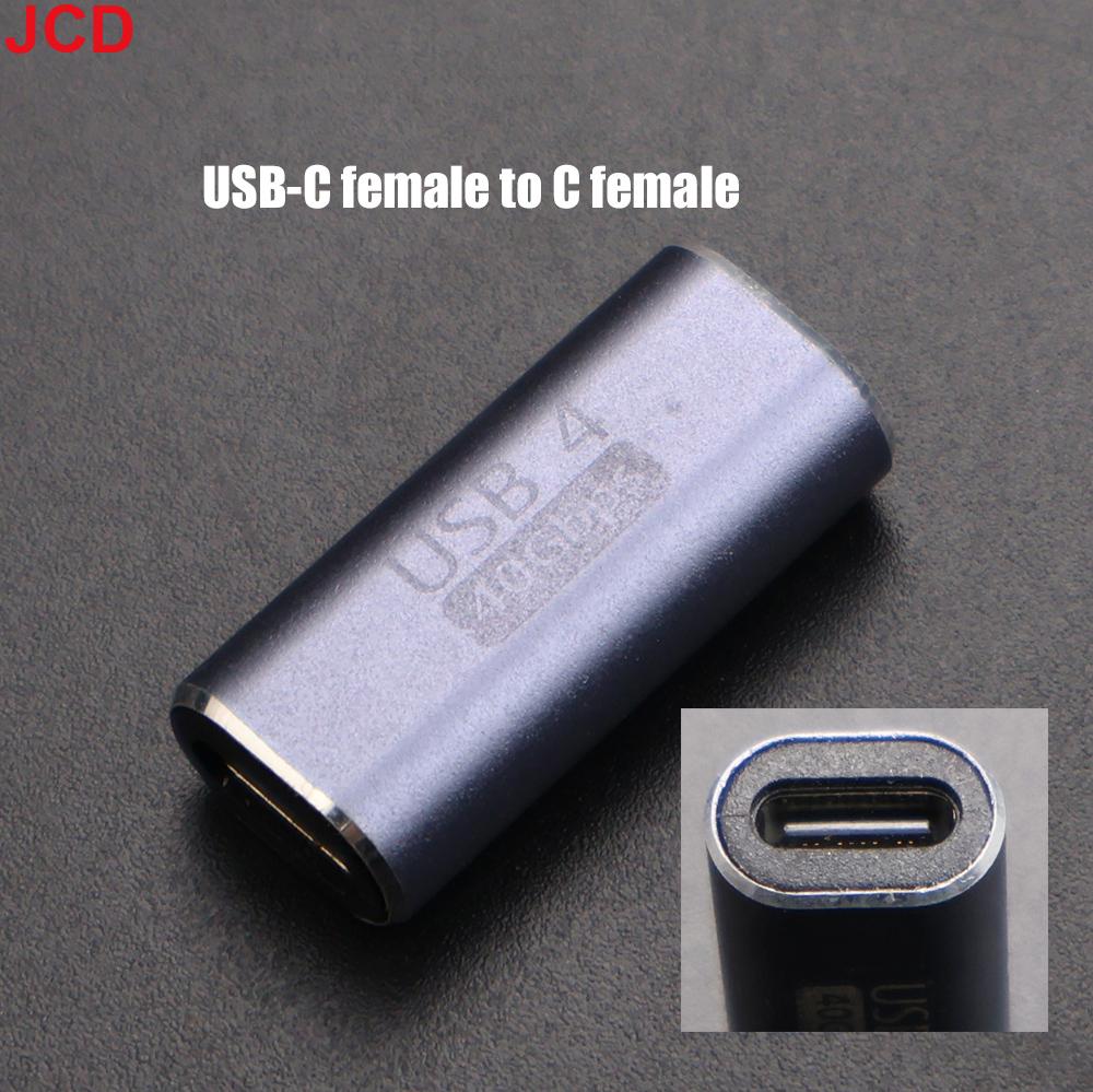 USB4.0 40Gbps OTG Type C 90 Degree Adapter 100W 5A USB C To Type C Fast Charging Converter USB C Data Adapter For Macbook 8K60HZ