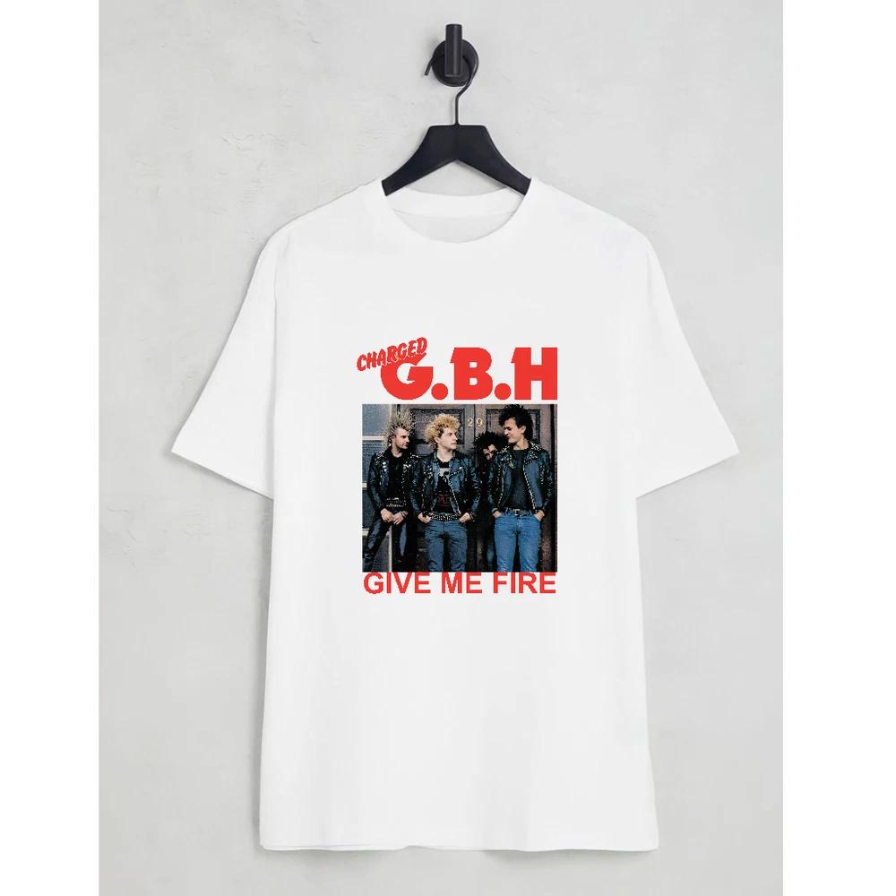 Charged gbh give me fire heavy cotton black unisex shirt all sizes S
