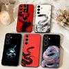 Divine Wisdom Snake Phone Case For Samsung Galaxy A73,A72,A71,A70,A53,A52,A51,Soft Silicone Black Cover