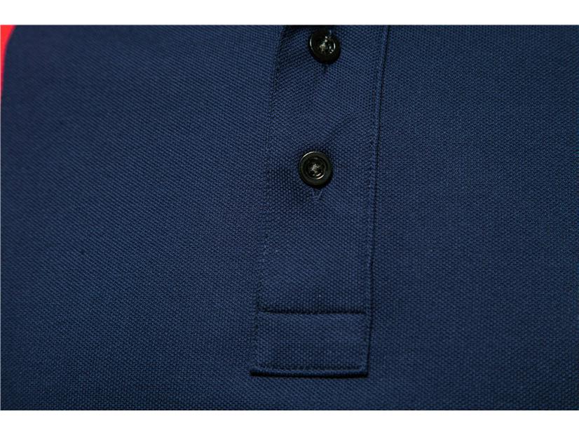 2021 Sommer Herren Poloshirt mit Revers und kurzen Ärmeln mit farbenfrohem Streifen-Patchwork - Europäische & Amerikanische Mode.