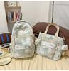 Schoolbag1011 new tie-dye schoolbag junior high school high school college student travel backpack women's high-value niche double shoulder messenger