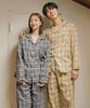 PALAN Old Tree Check Couple Pajama Set