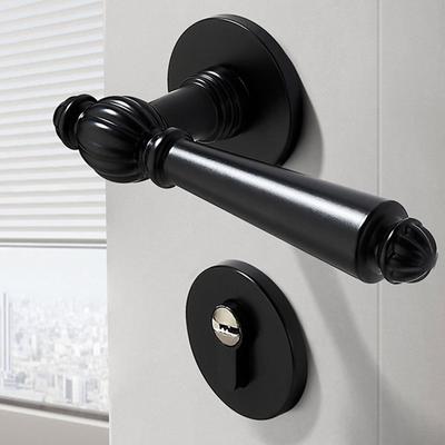 Ensemble de Serrure à Poignée de Porte en Alliage de Zinc Élégant Bouton de Porte Poignées de Porte Modernes Serrure de Sécurité Domestique pour Projets d'Amélioration de la Maison