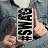 Luxury Phone Case For Iphone 16E 17E 12 13 14 15 Plus 16 17 Air 11 Pro Max Sturdy Shell Black Swag Topic Cover