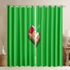Funny Japanese Food Sushi Print Curtains for Kids Living Room Bedroom Kitchen Window Drape Right Biparting Open Drapes 2 Panels