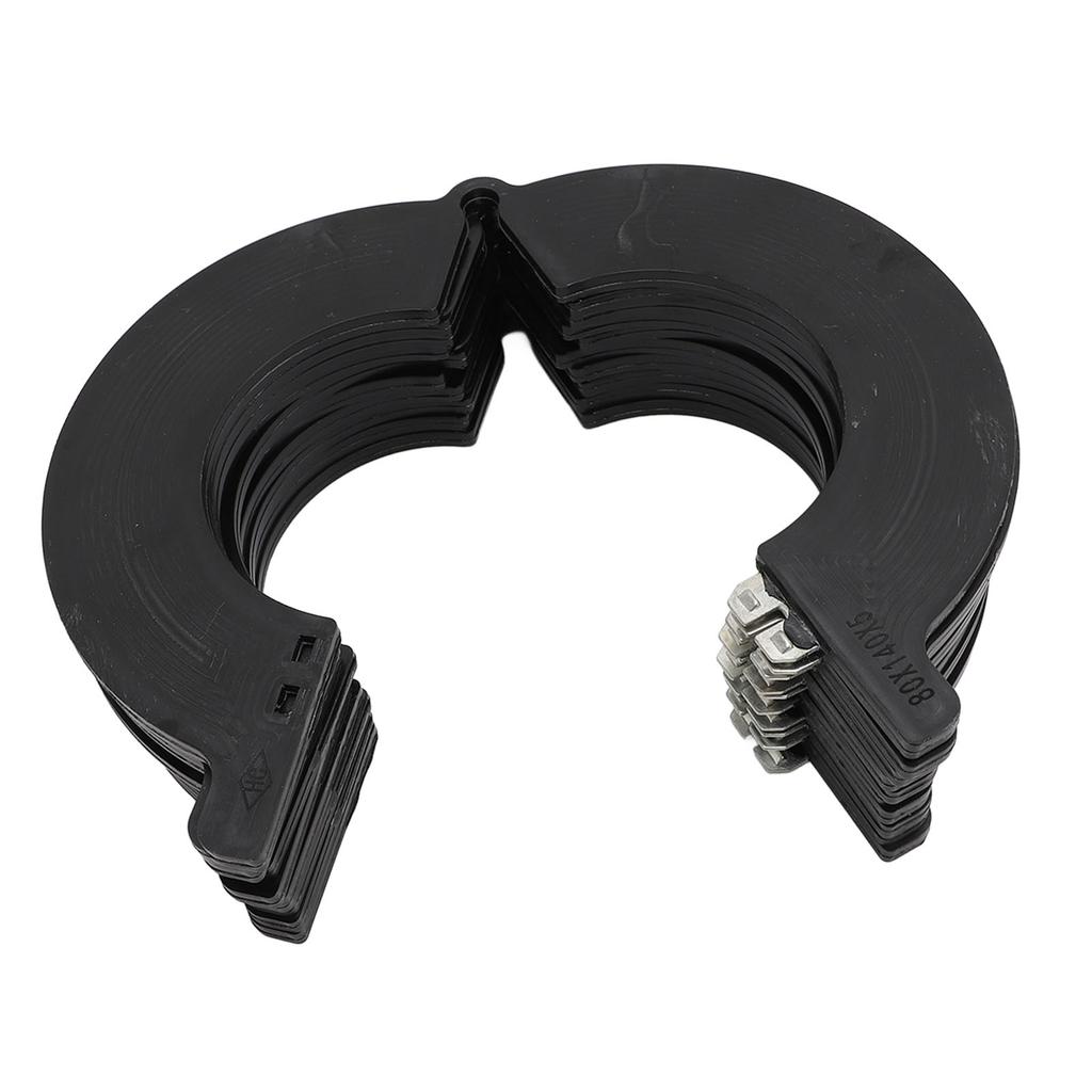 10Pcs 80mm Bucket Pin Shim Kit Increase Greasing Intervals Dust Proof Engineering Plastic Replacement for Bobcat 337