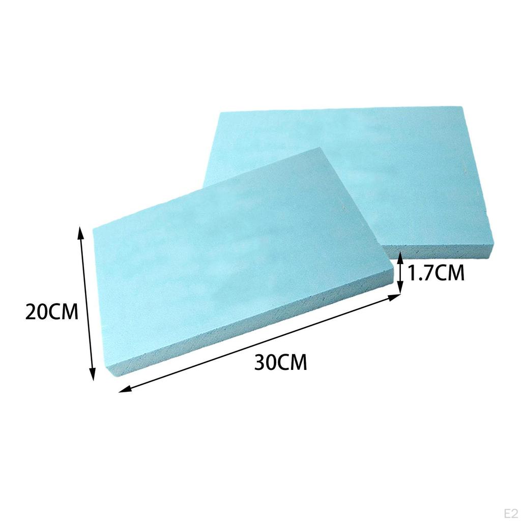 Blocuri dreptunghiulare din spumă, 2 bucăți, accesorii pentru decor DIY, modelare pentru grădini