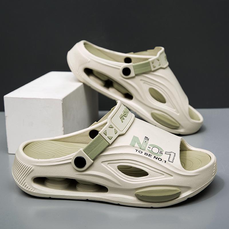 Men s Non-slip Thick-soled Summer Sandals with  Stepping on Clouds  Comfort 40/41