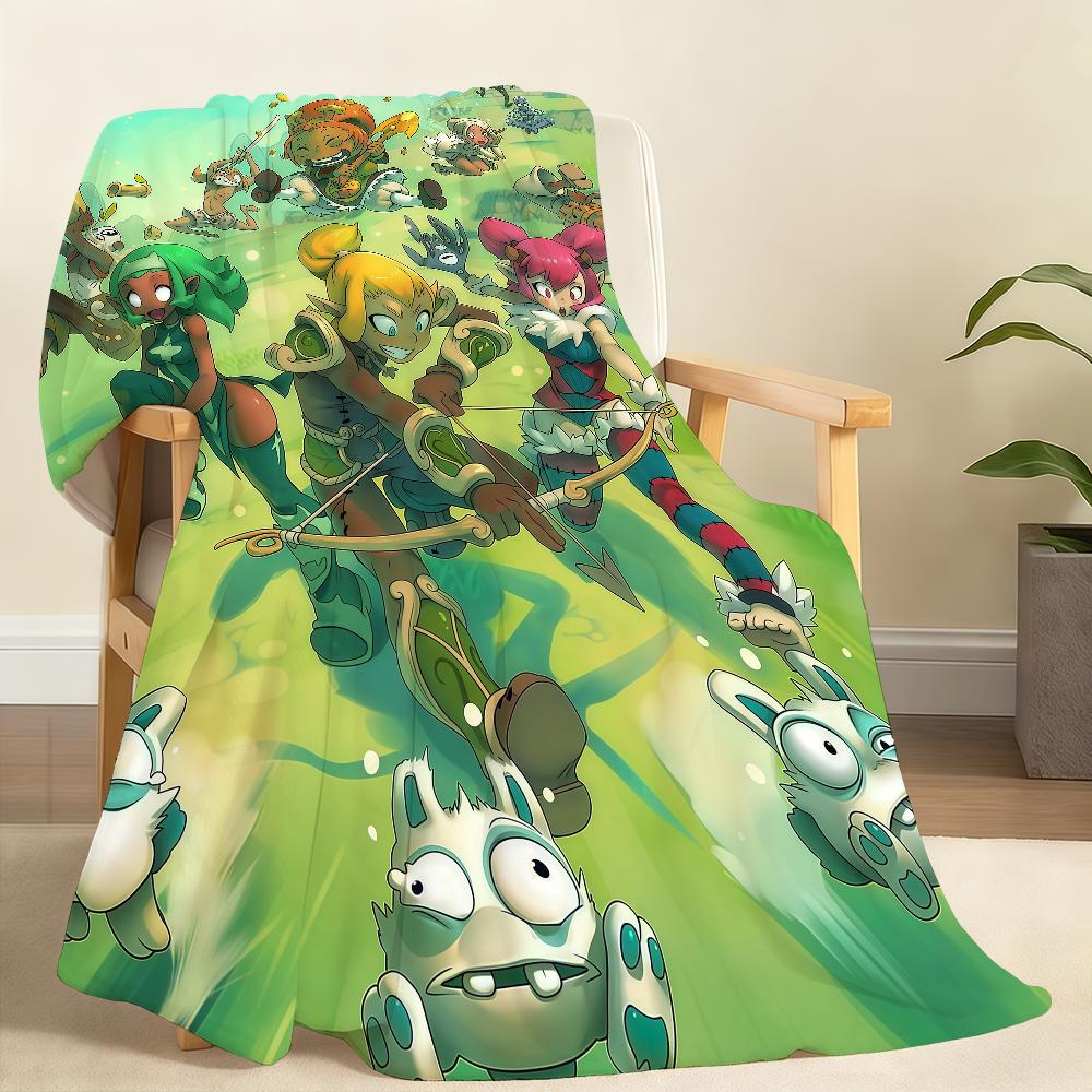Classic Game D DOFUS ES play cycle system Blanket For Soft Throw Blanket for Picnic Bed Sofa Home Bedroom Cozy Warm Comfortable 75x90cm