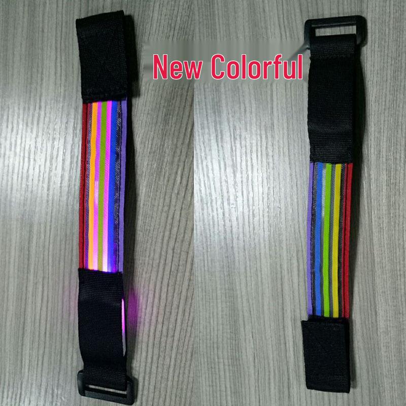 LED Luminous USB Rechargeable Wristband for Night Activities