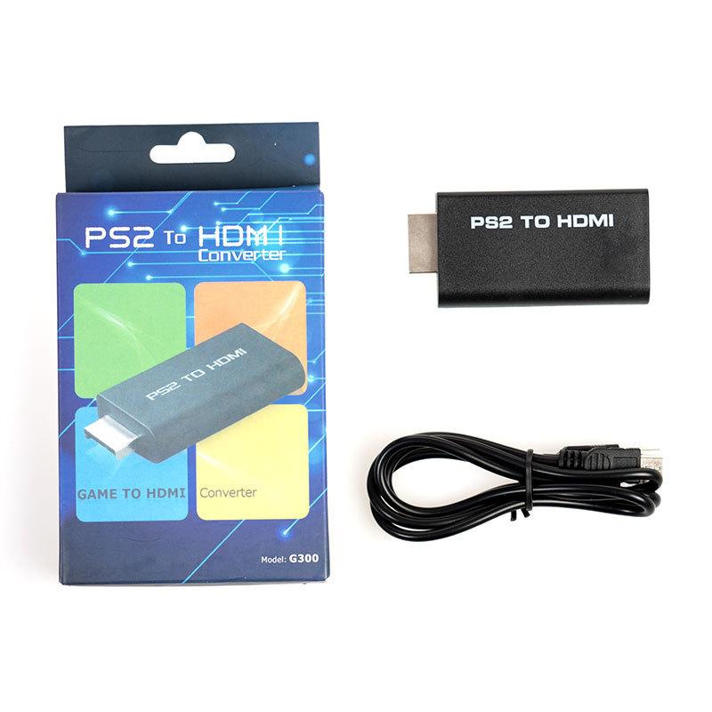 

Адаптер-конвертер PS2 - HDMI, M209 - поддерживает все режимы отображения PlayStation 2, аудиовыход 3,5 мм, Plug and Play, питание по USB-кабелю 3.4*7.3*1.4cm чёрный