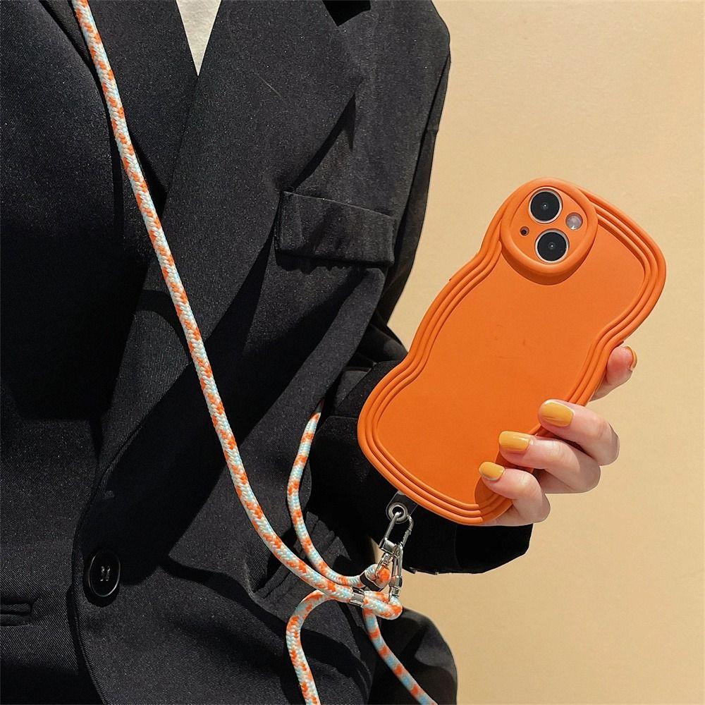 Rope Long Nylon Phone Necklace Strap Phone Corssbody Straps Mobile Phone Straps Phone Lanyard