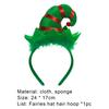 Hair Hoop Cute Christmas Santa Elf Hat Children Adult Headband Gifts Cosplay Costume for Party