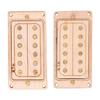 Maple Wood Magnet Neck Bridge Pickup Humbucker for LP SG Jazz Guitar (Gold)
