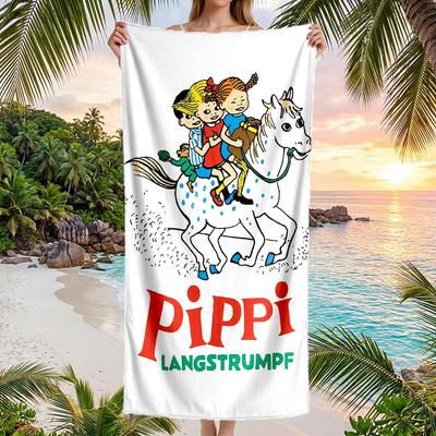 Large Beach Towel Quick Dry Absorbent Towel For Beach IndoorPippi Longstocking