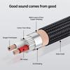 Universal Type C to Double 6.35mm Male Adapter Cable Cord Wire for Smartphones Tablets and Sound Equipment