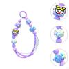 Beaded Keychain Car Key Ring Bangle Chain for Bags Purse Girls Gift