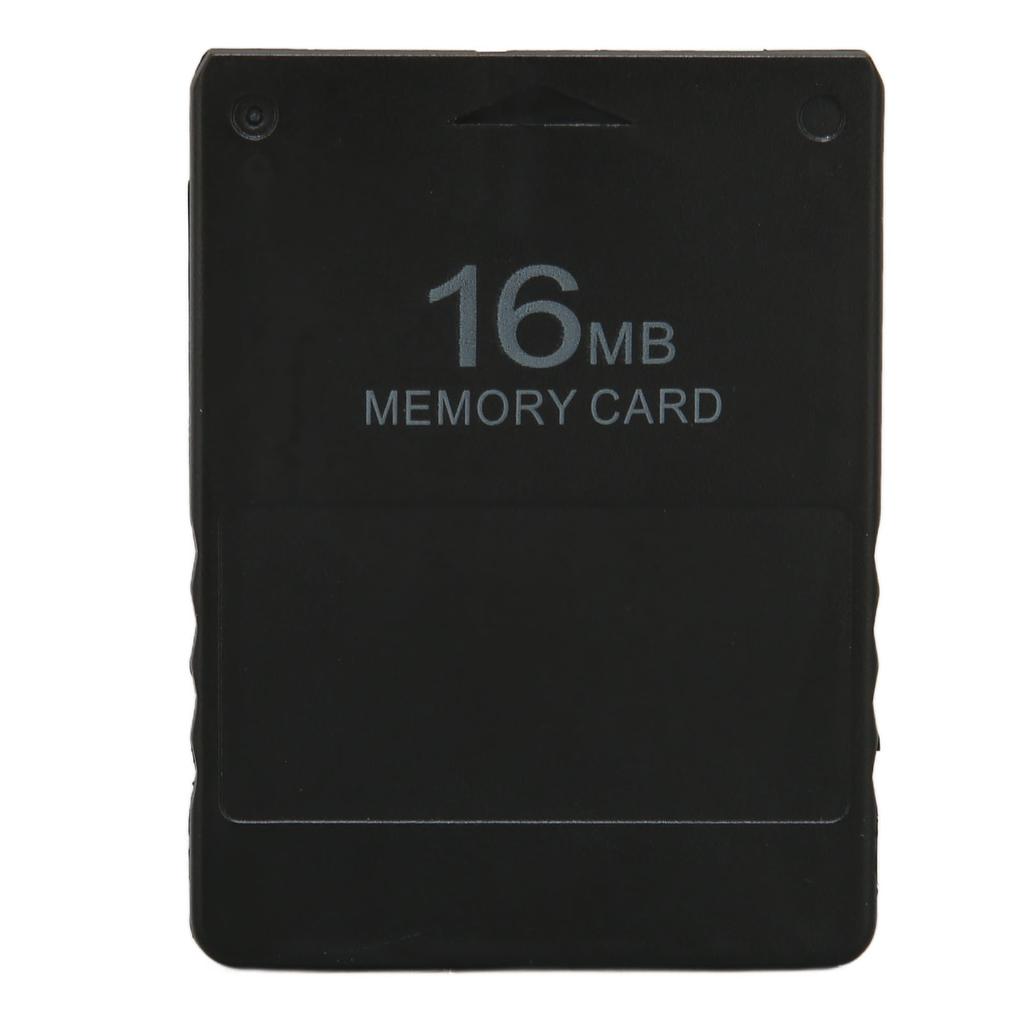 16MB Game Memory Card Plug and Play FMCB1.966 High Speed Game Memory Card for PS2Black