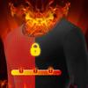 Half High Collar Long Sleeves Stretchy Men T-shirt Autumn Winter Double Sided Velvet Bottoming Business Top